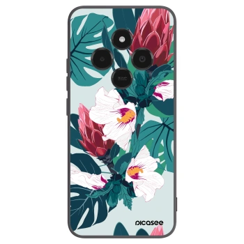 Picasee husă neagră din silicon pentru Xiaomi Poco C75 - Rhododendron