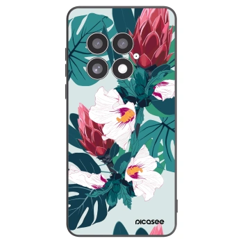Picasee husă neagră din silicon pentru OnePlus 13 5G - Rhododendron