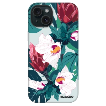 Picasee Fashion Case MagSafe pentru Apple iPhone 15 - Rhododendron