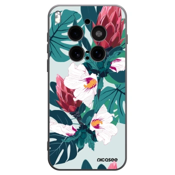 Picasee husă neagră din silicon pentru Vivo X300 Pro - Rhododendron