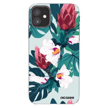Picasee husă transparentă din silicon pentru Apple iPhone 11 - Rhododendron