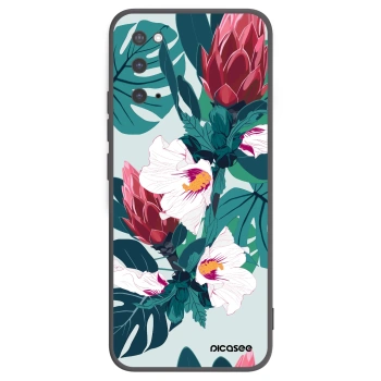 Picasee husă neagră din silicon pentru Samsung Galaxy S20 G980F - Rhododendron