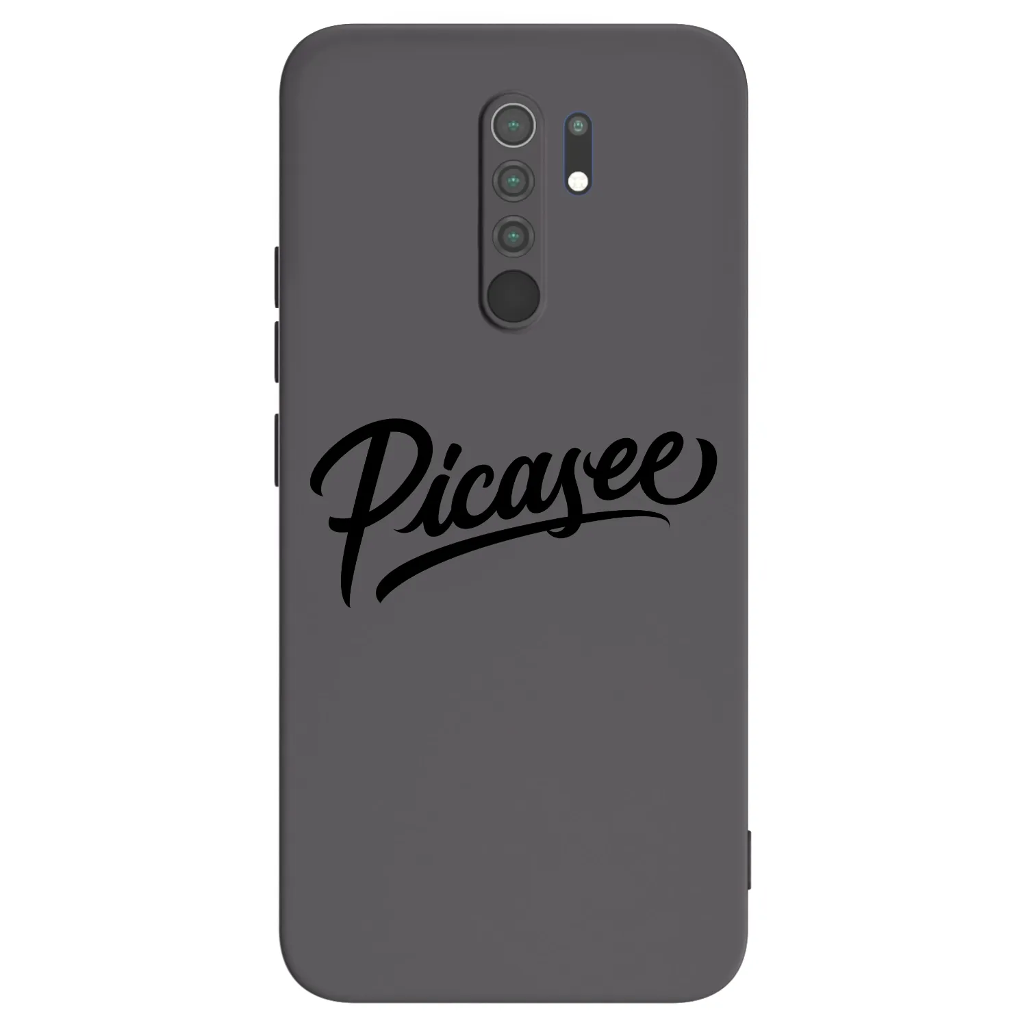 Picasee husă neagră din silicon pentru Xiaomi Redmi 9 - Picasee - old logo - black