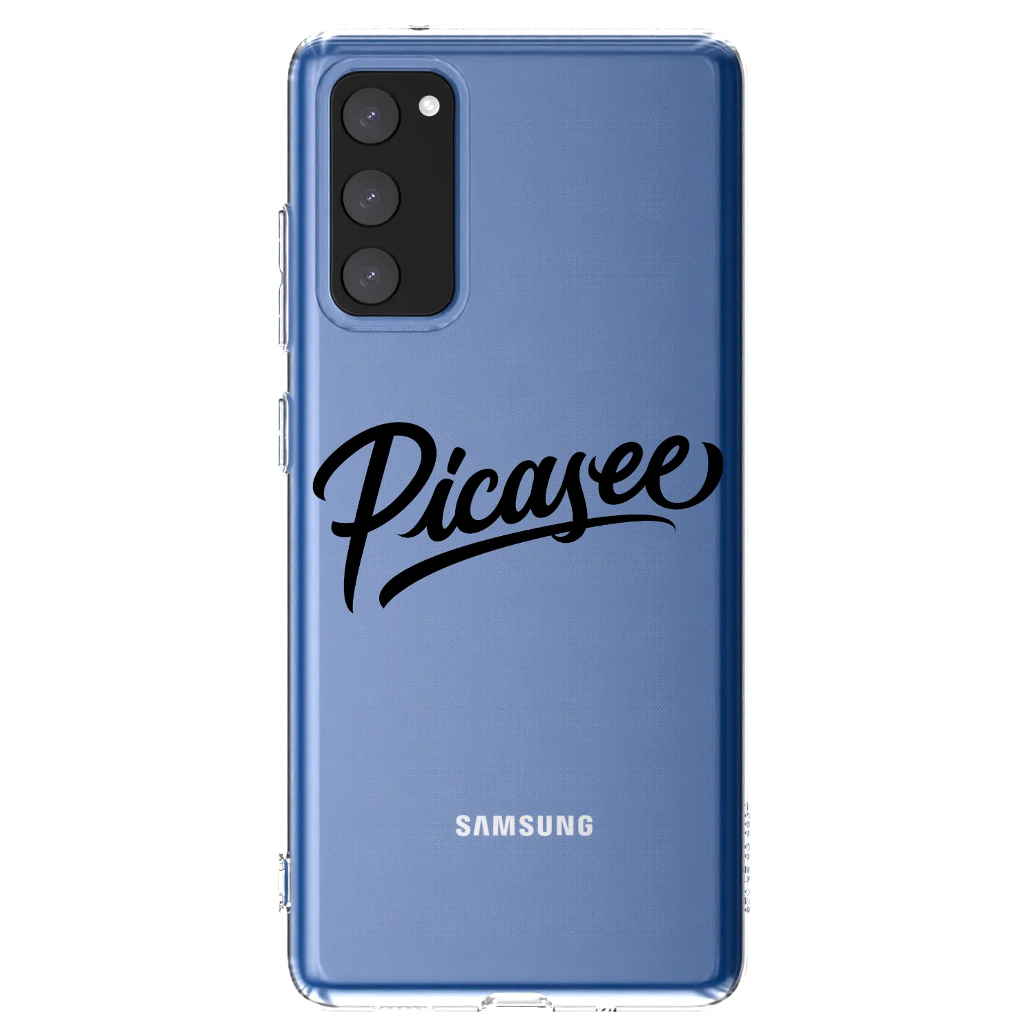 Picasee husă transparentă din silicon pentru Samsung Galaxy S20 FE - Picasee - old logo - black