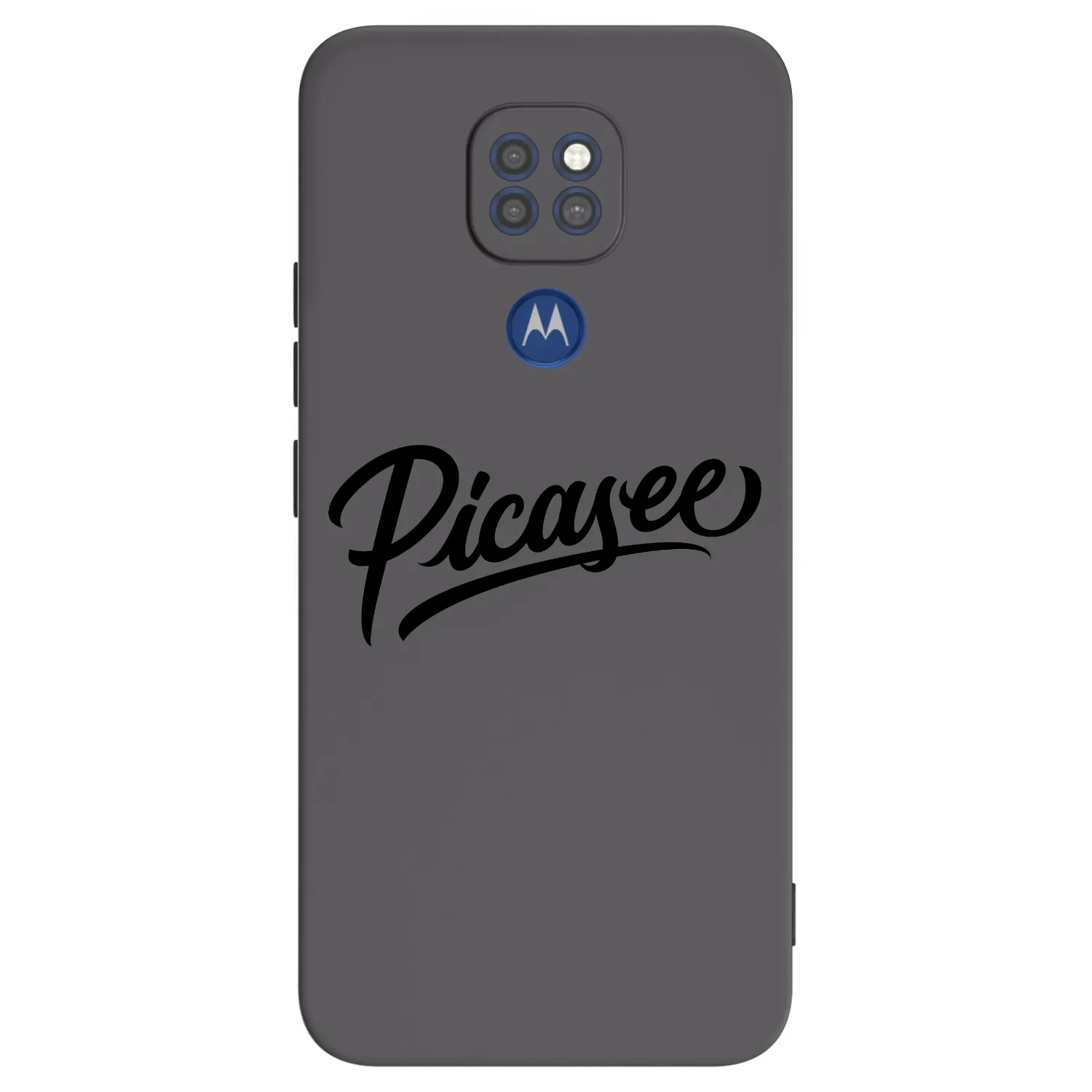 Picasee husă neagră din silicon pentru Motorola Moto G9 Play - Picasee - old logo - black