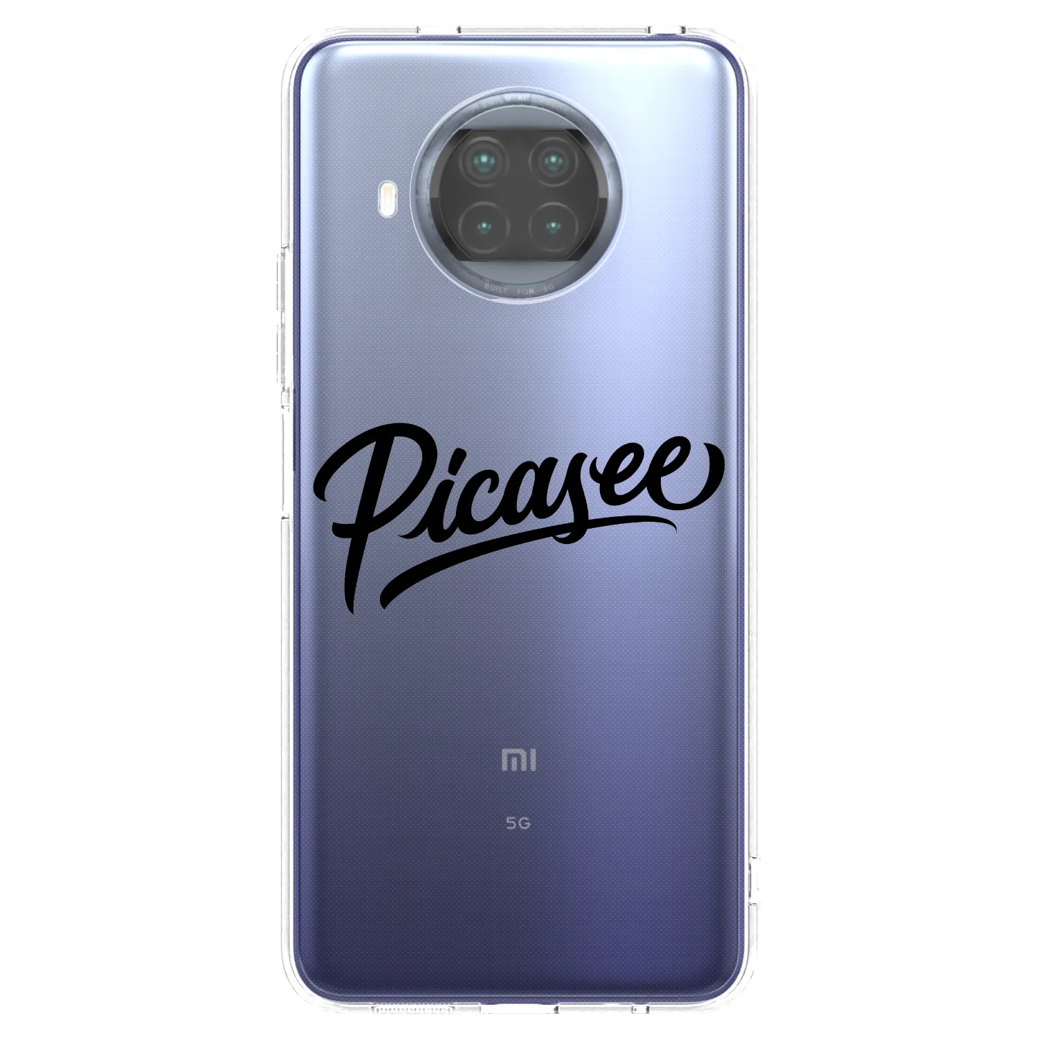 Picasee husă transparentă din silicon pentru Xiaomi Mi 10T Lite - Picasee - old logo - black