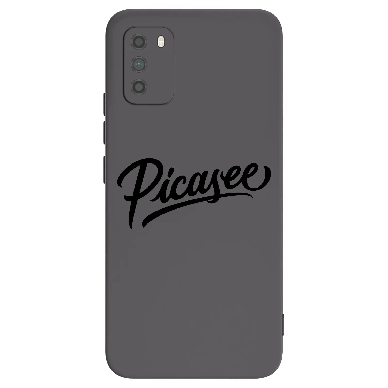 Picasee husă neagră din silicon pentru Xiaomi Poco M3 - Picasee - old logo - black