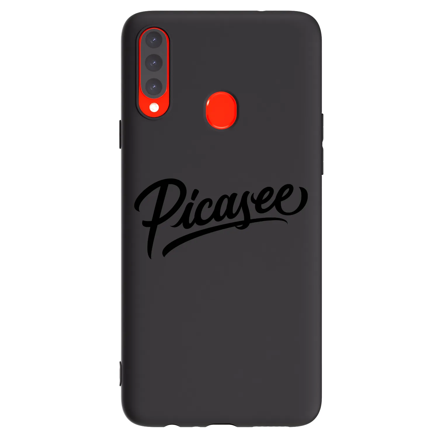 Picasee husă neagră din silicon pentru Samsung Galaxy A20s - Picasee - old logo - black