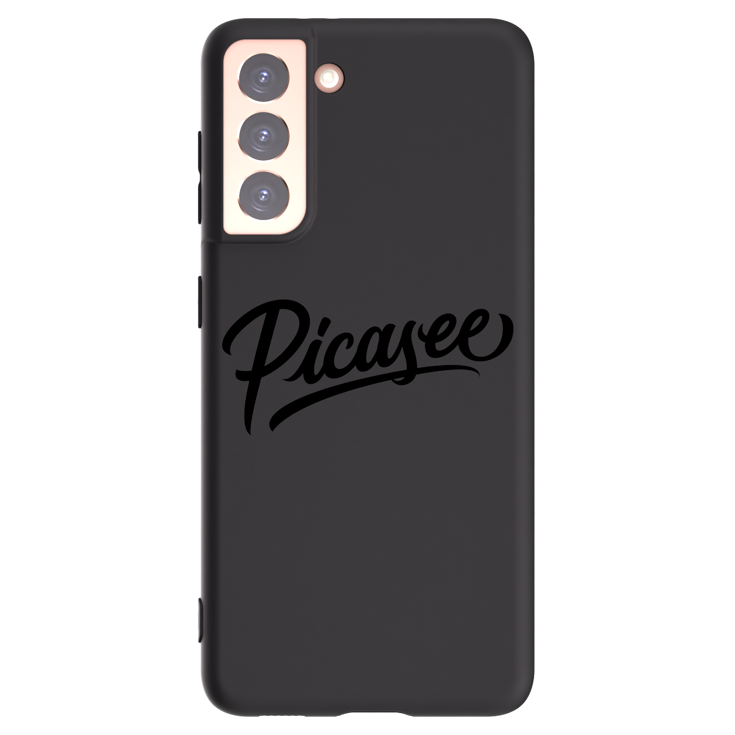 Picasee husă neagră din silicon pentru Samsung Galaxy S21 5G G991B - Picasee - old logo - black