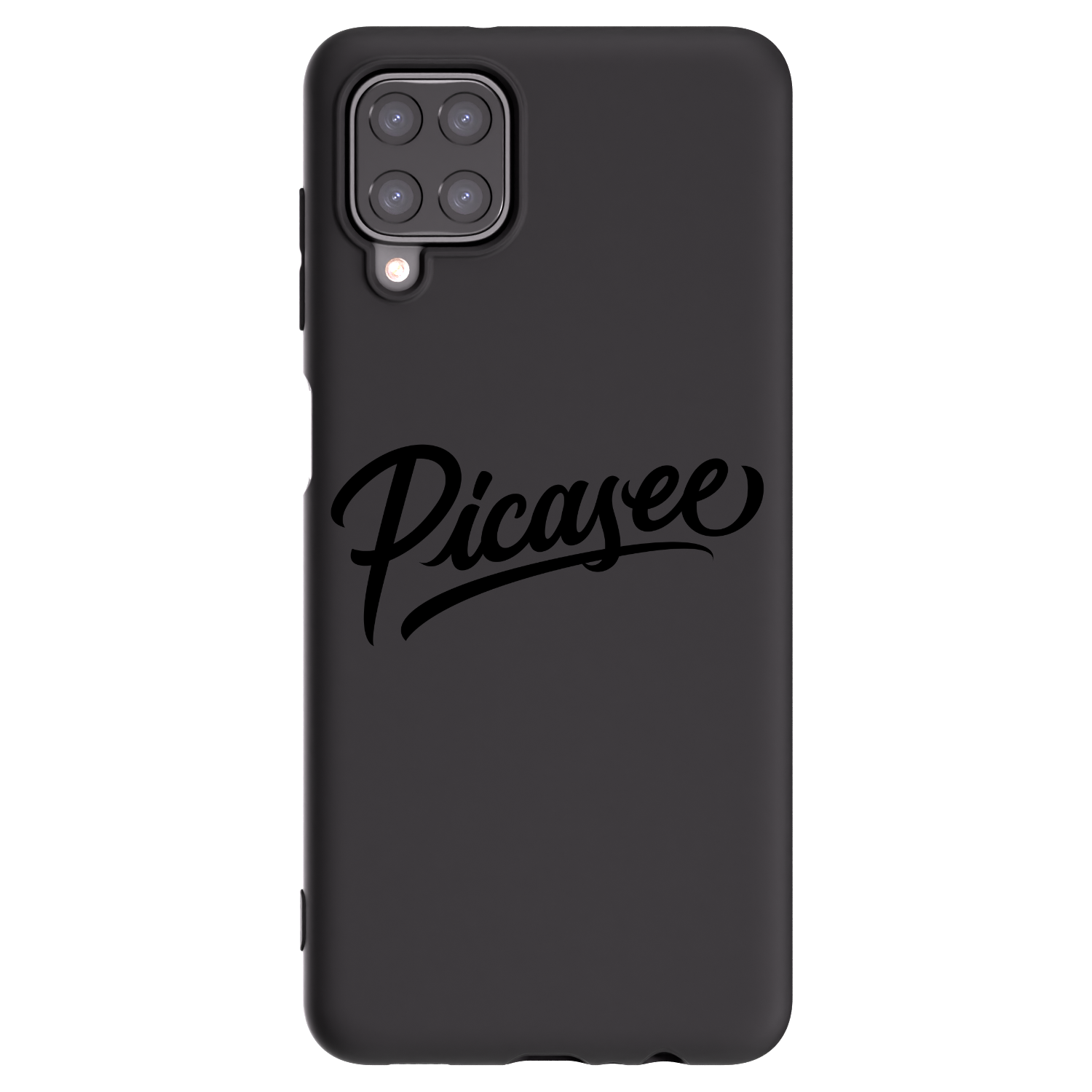 Picasee husă neagră din silicon pentru Samsung Galaxy A12 A125F - Picasee - old logo - black
