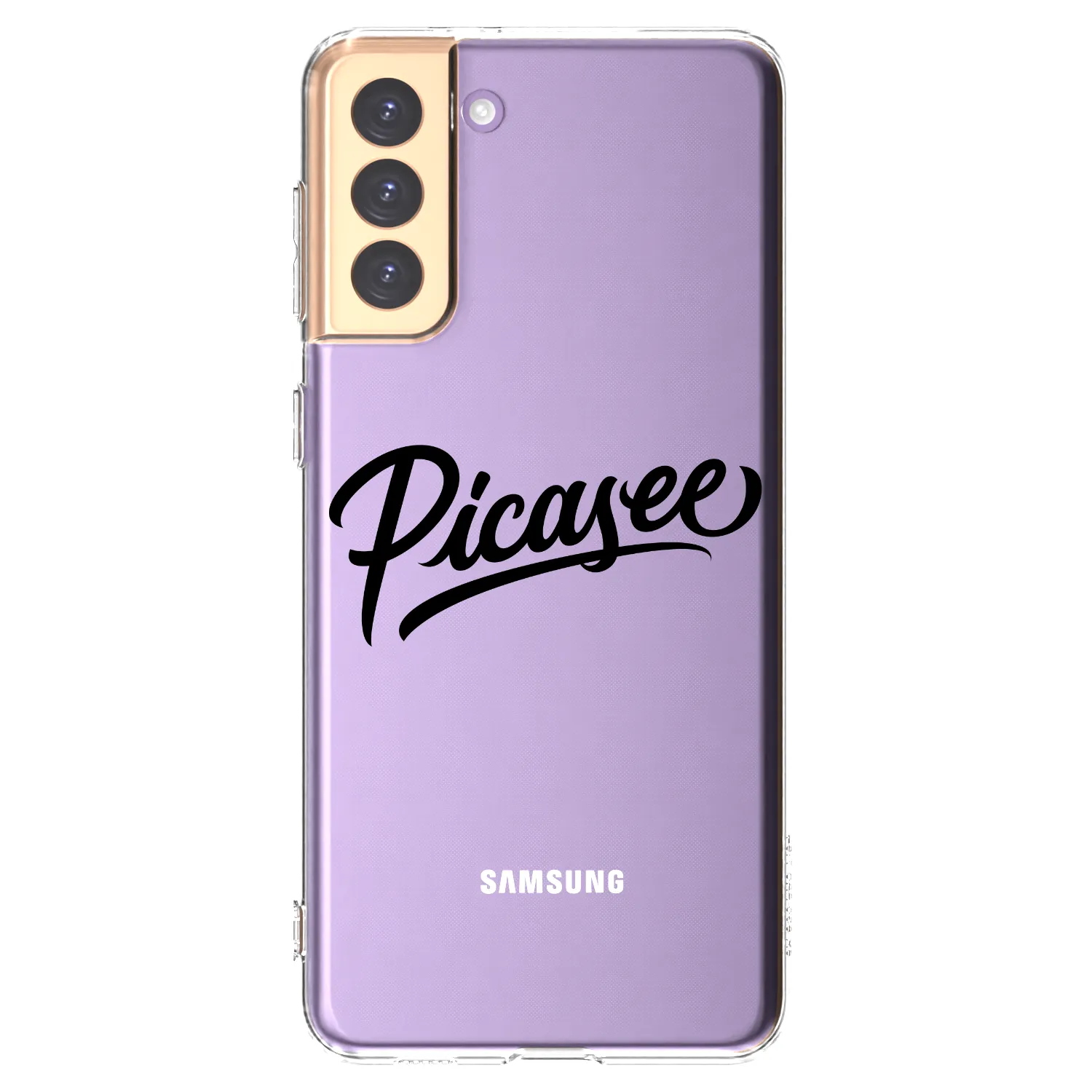 Picasee husă transparentă din silicon pentru Samsung Galaxy S21+ 5G G996F - Picasee - old logo - black