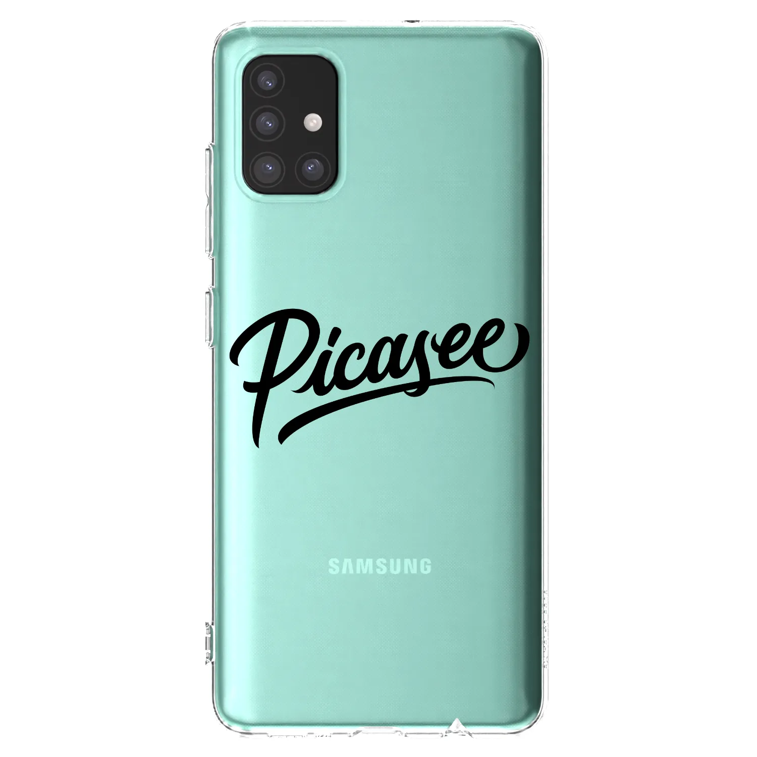 Picasee husă transparentă din silicon pentru Samsung Galaxy M31s - Picasee - old logo - black