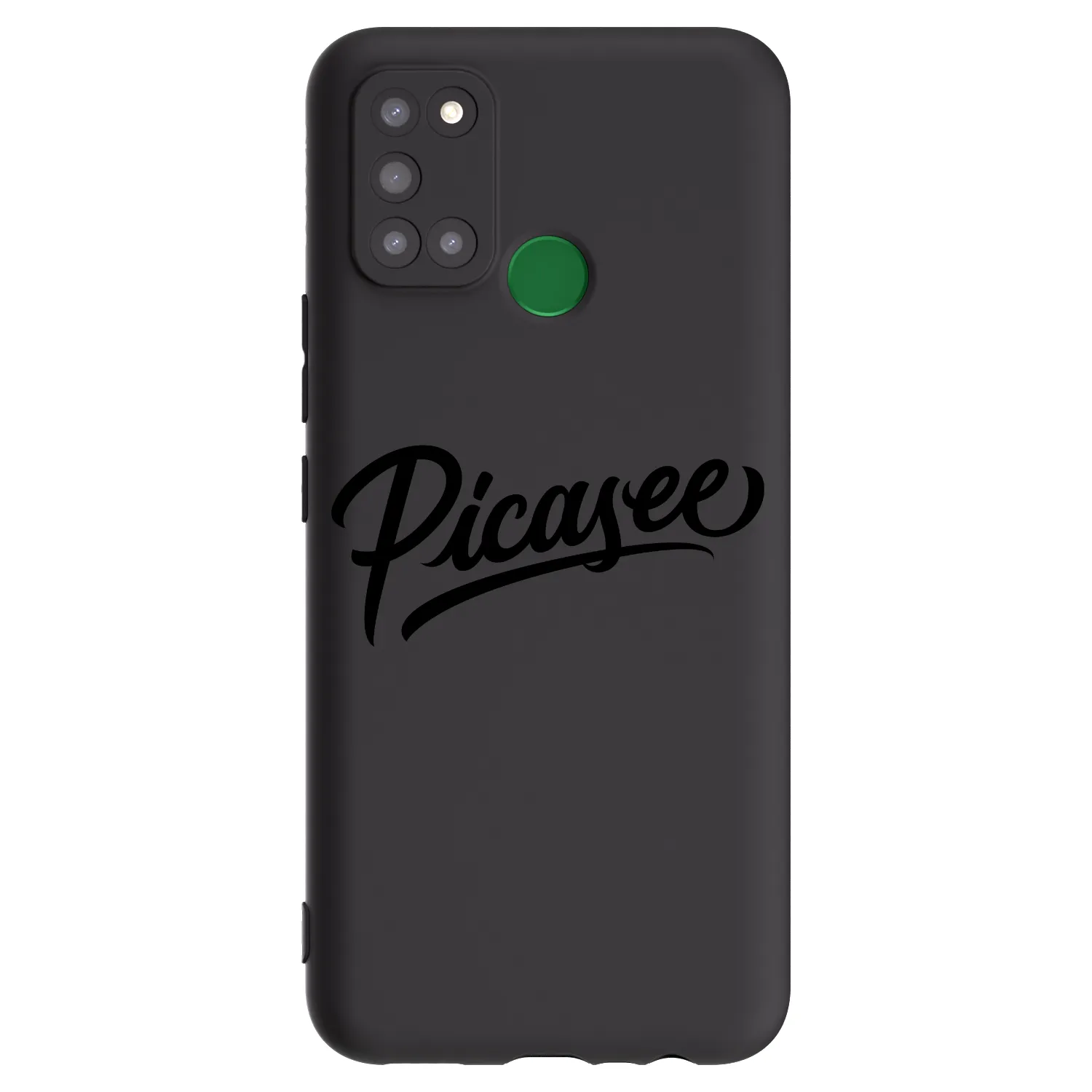 Picasee husă neagră din silicon pentru Realme 7i - Picasee - old logo - black