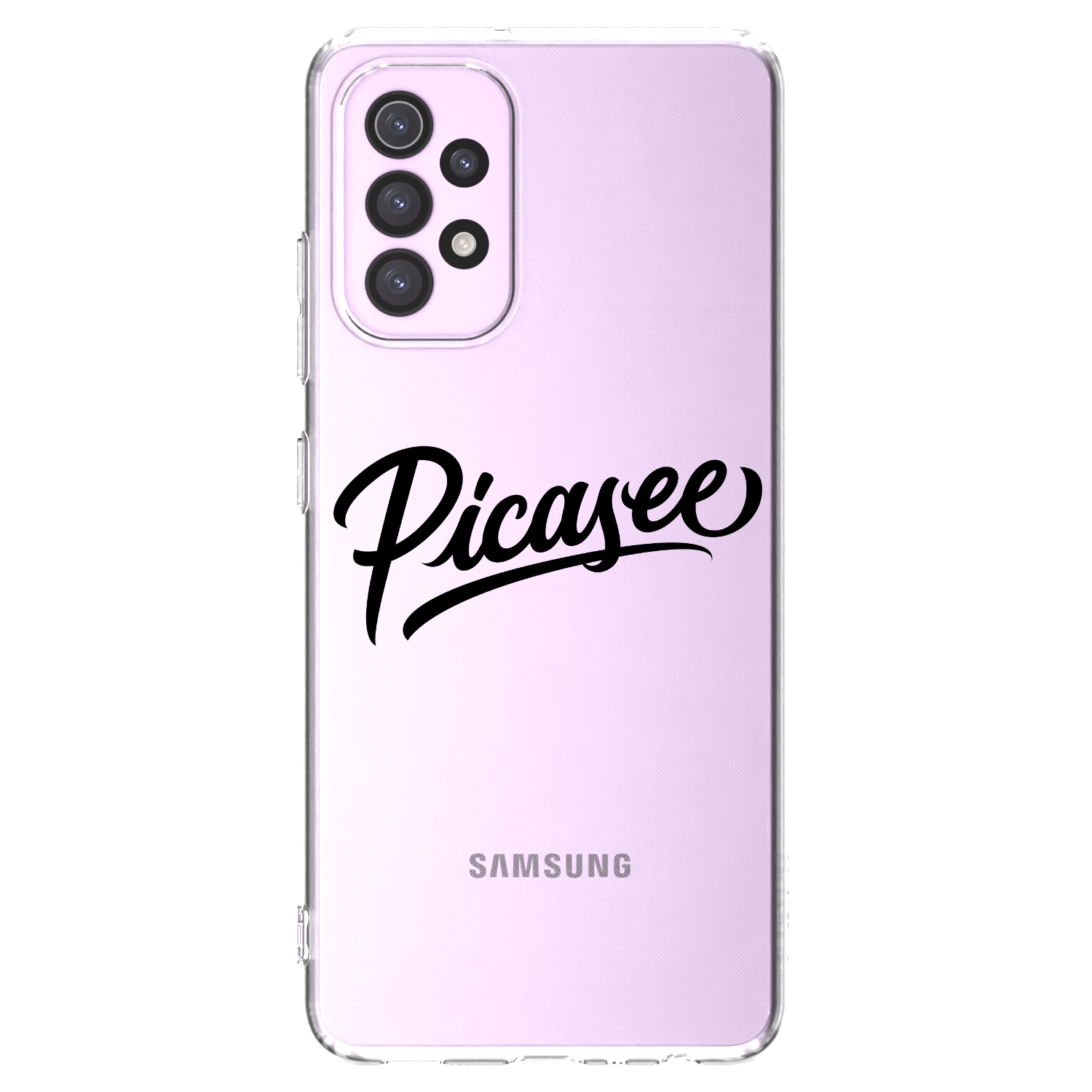 Picasee husă transparentă din silicon pentru Samsung Galaxy A32 5G A326B - Picasee - old logo - black