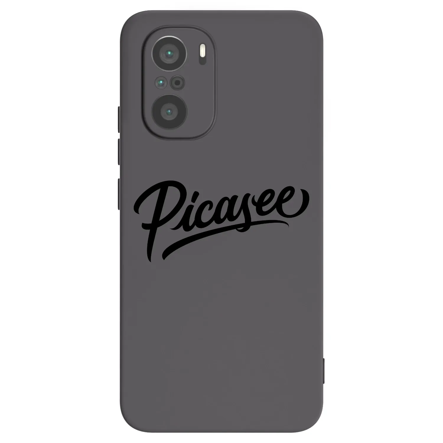Picasee husă neagră din silicon pentru Xiaomi Poco F3 - Picasee - old logo - black