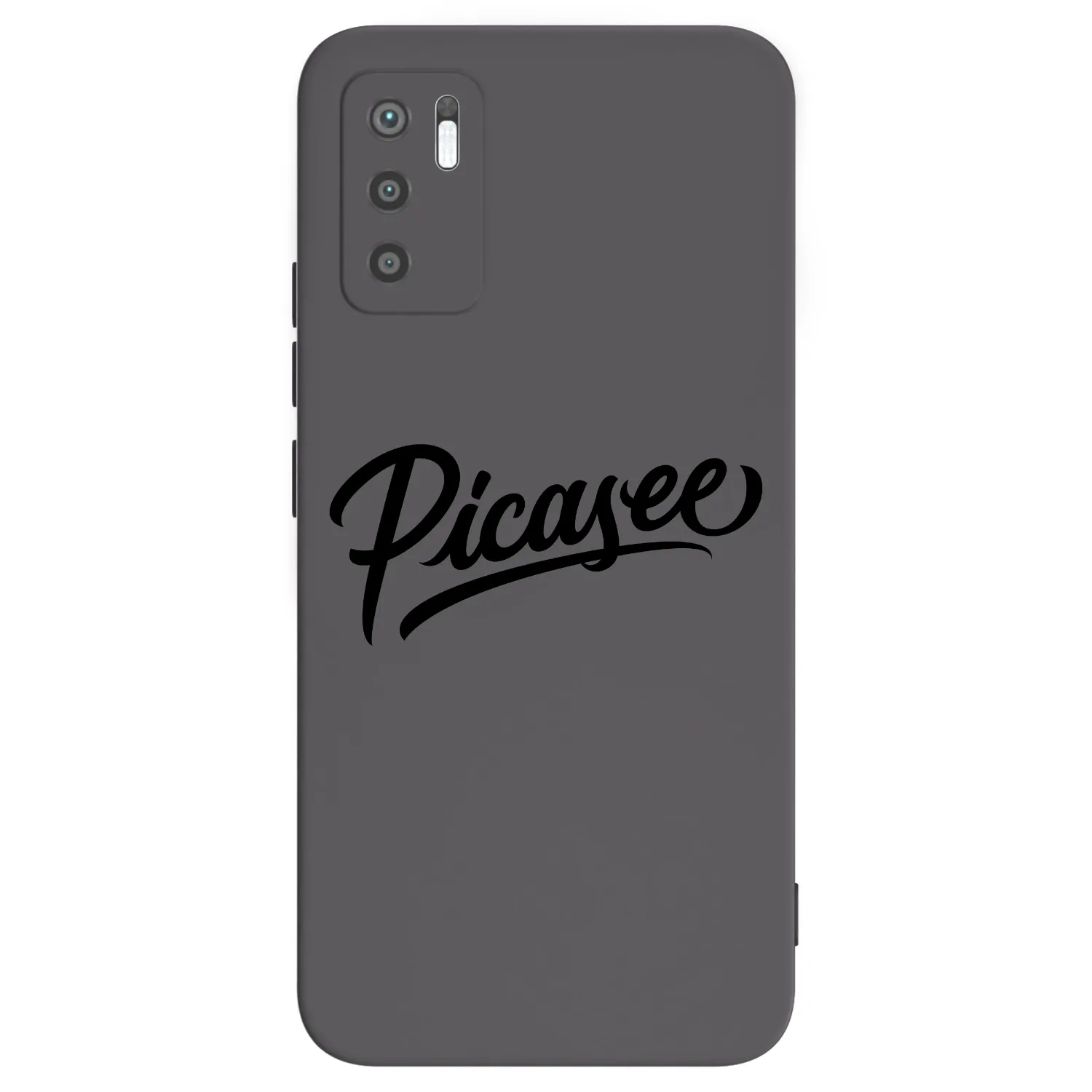 Picasee husă neagră din silicon pentru Xiaomi Redmi Note 10 5G - Picasee - old logo - black