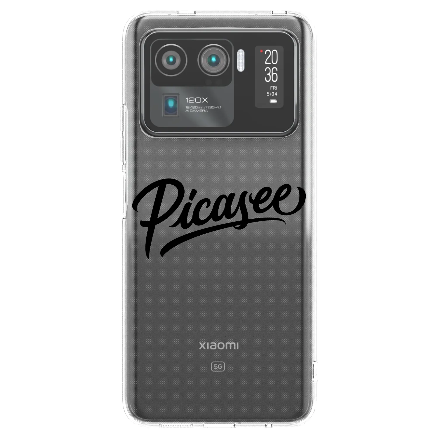 Picasee husă transparentă din silicon pentru Xiaomi Mi 11 Ultra - Picasee - old logo - black