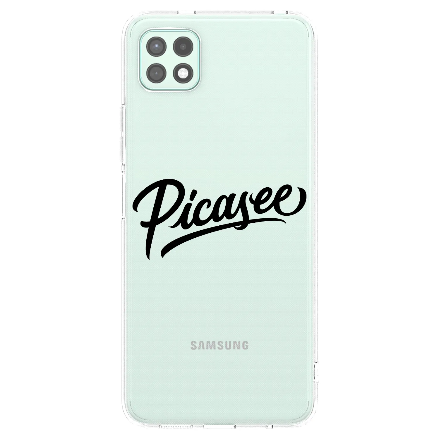 Picasee husă transparentă din silicon pentru Samsung Galaxy A22 A226B 5G - Picasee - old logo - black