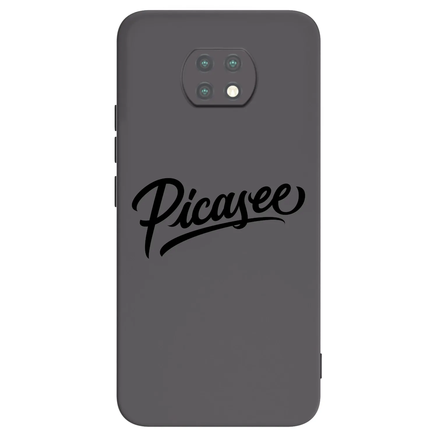 Picasee husă neagră din silicon pentru Xiaomi Redmi Note 9T - Picasee - old logo - black