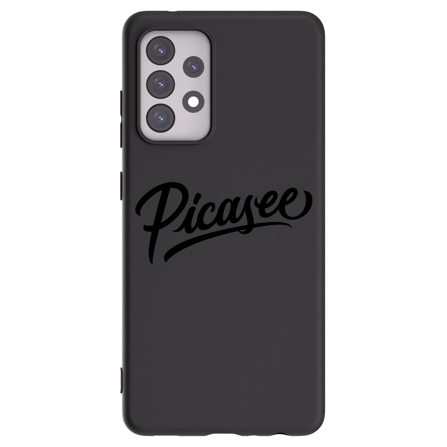 Picasee husă neagră din silicon pentru Samsung Galaxy A52s 5G A528B - Picasee - old logo - black
