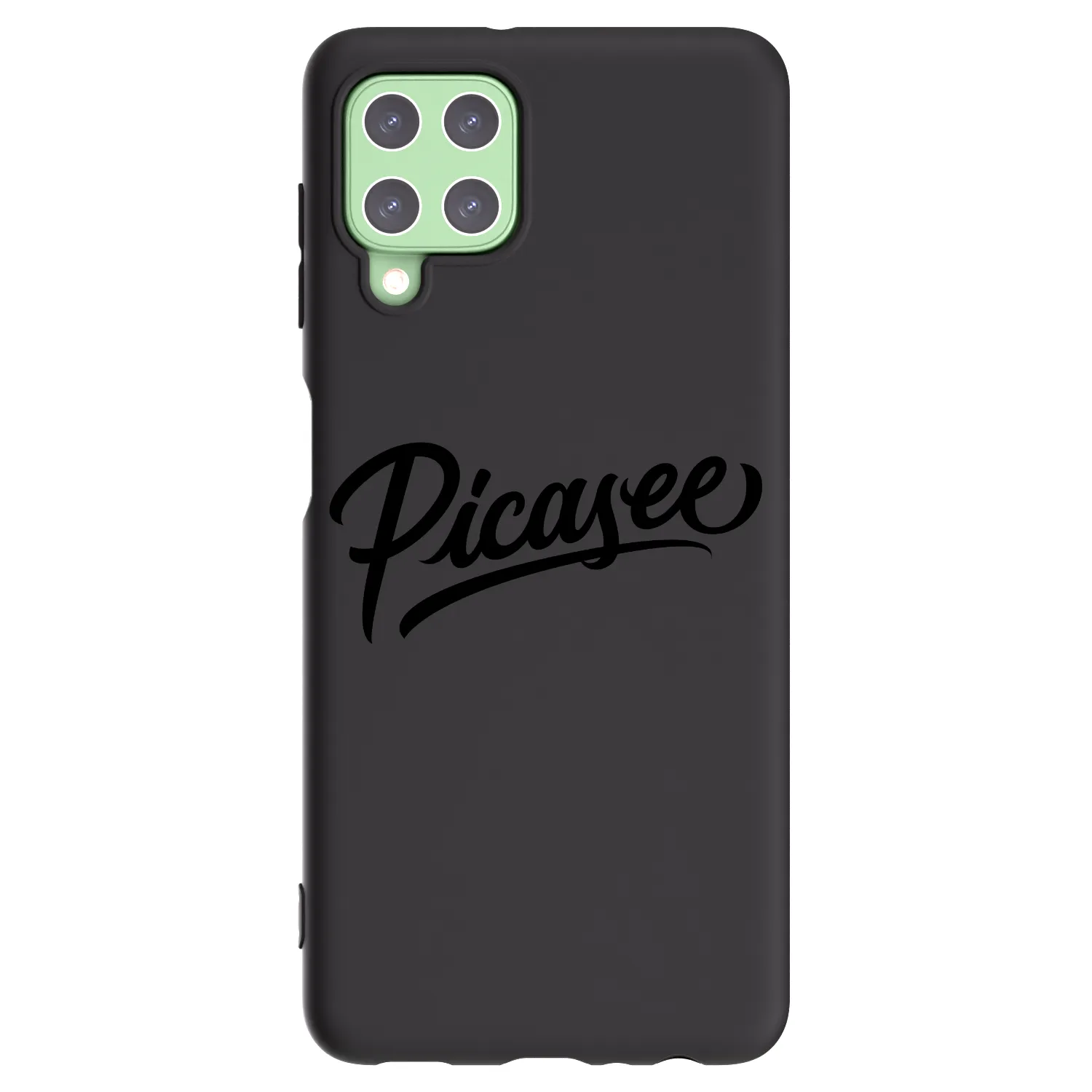 Picasee husă neagră din silicon pentru Samsung Galaxy A22 A225F 4G - Picasee - old logo - black