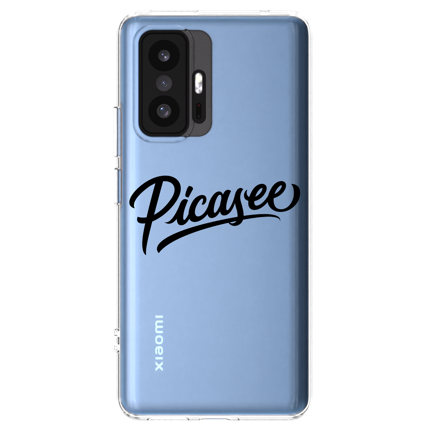 Picasee husă transparentă din silicon pentru Xiaomi 11T - Picasee - old logo - black