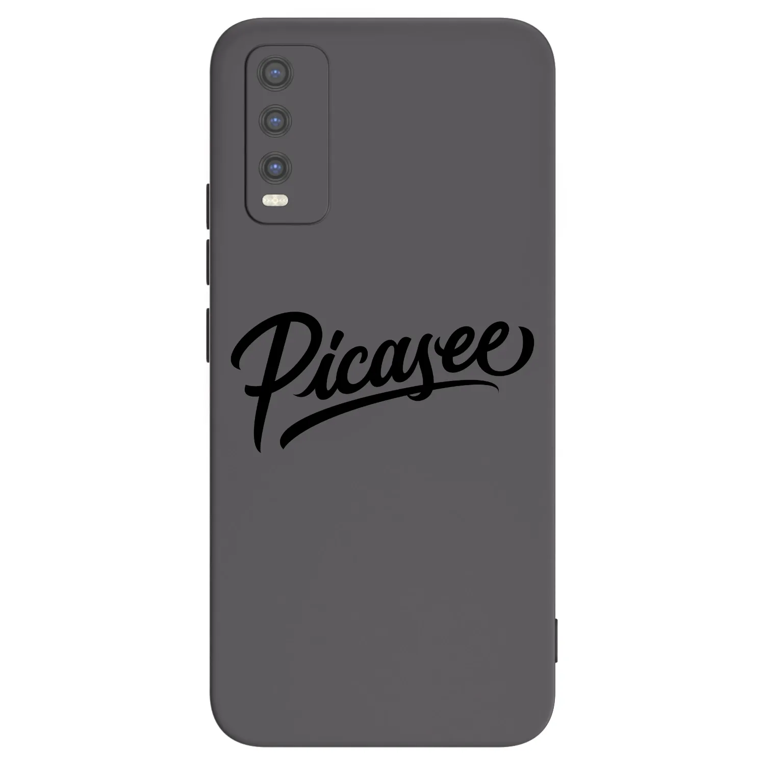 Picasee husă neagră din silicon pentru Vivo Y20s - Picasee - old logo - black