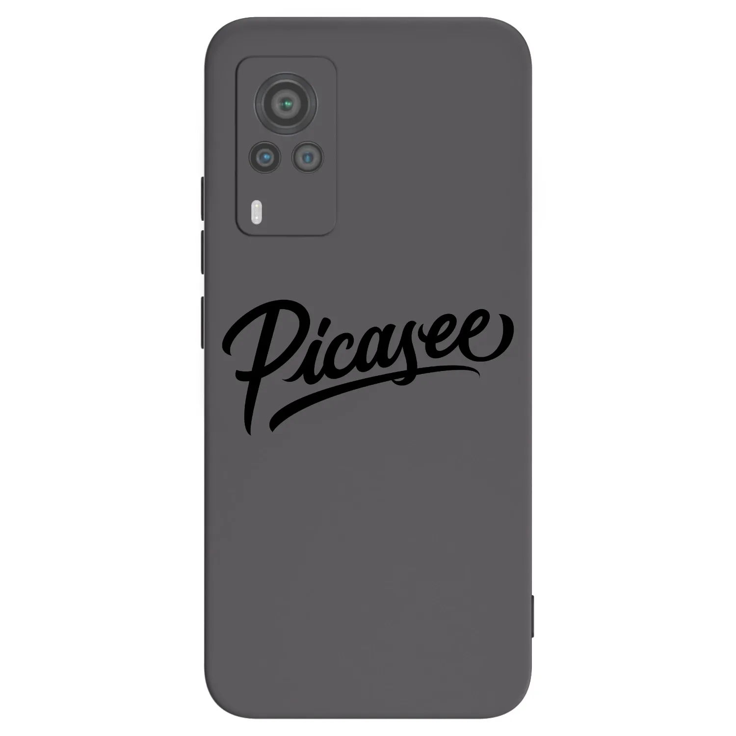 Picasee husă neagră din silicon pentru Vivo X60 Pro 5G - Picasee - old logo - black