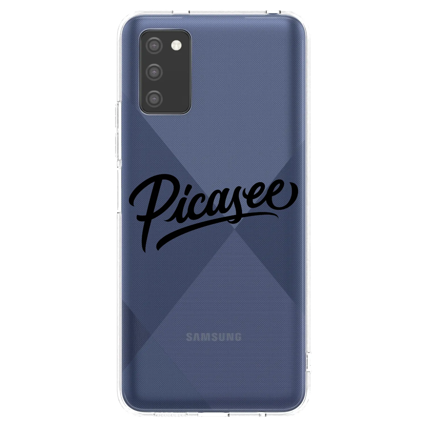 Picasee husă transparentă din silicon pentru Samsung Galaxy A03s A037G - Picasee - old logo - black