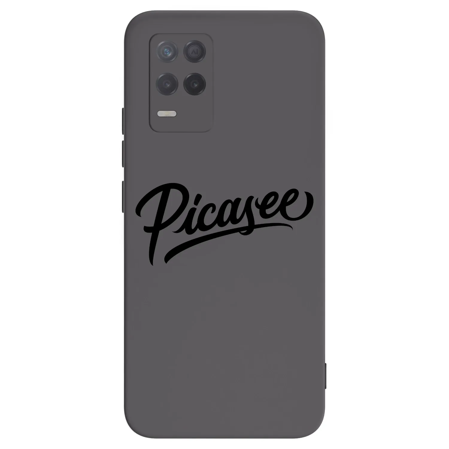 Picasee husă neagră din silicon pentru Realme 8 5G - Picasee - old logo - black