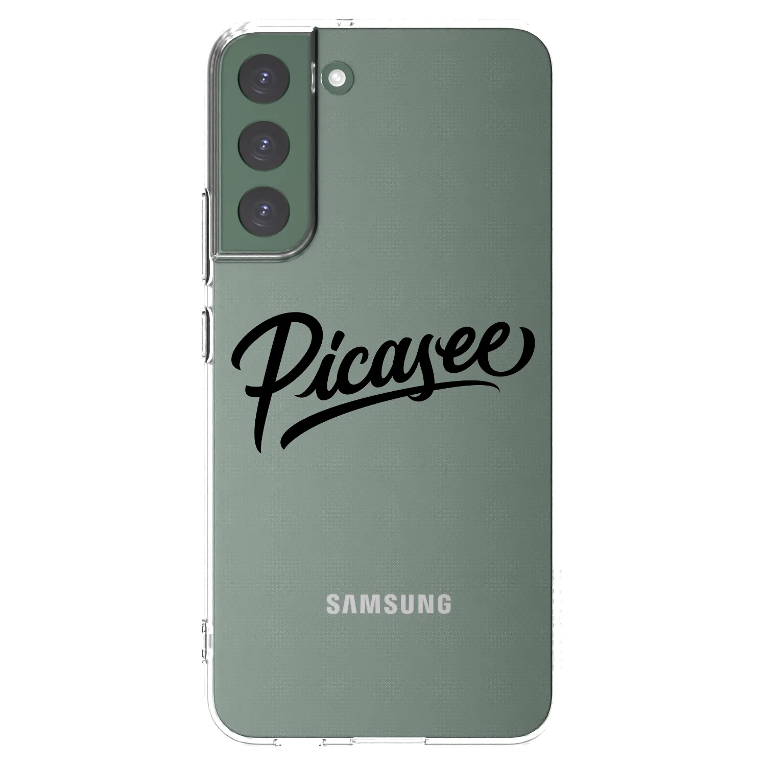 Picasee husă transparentă din silicon pentru Samsung Galaxy S22+ 5G - Picasee - old logo - black