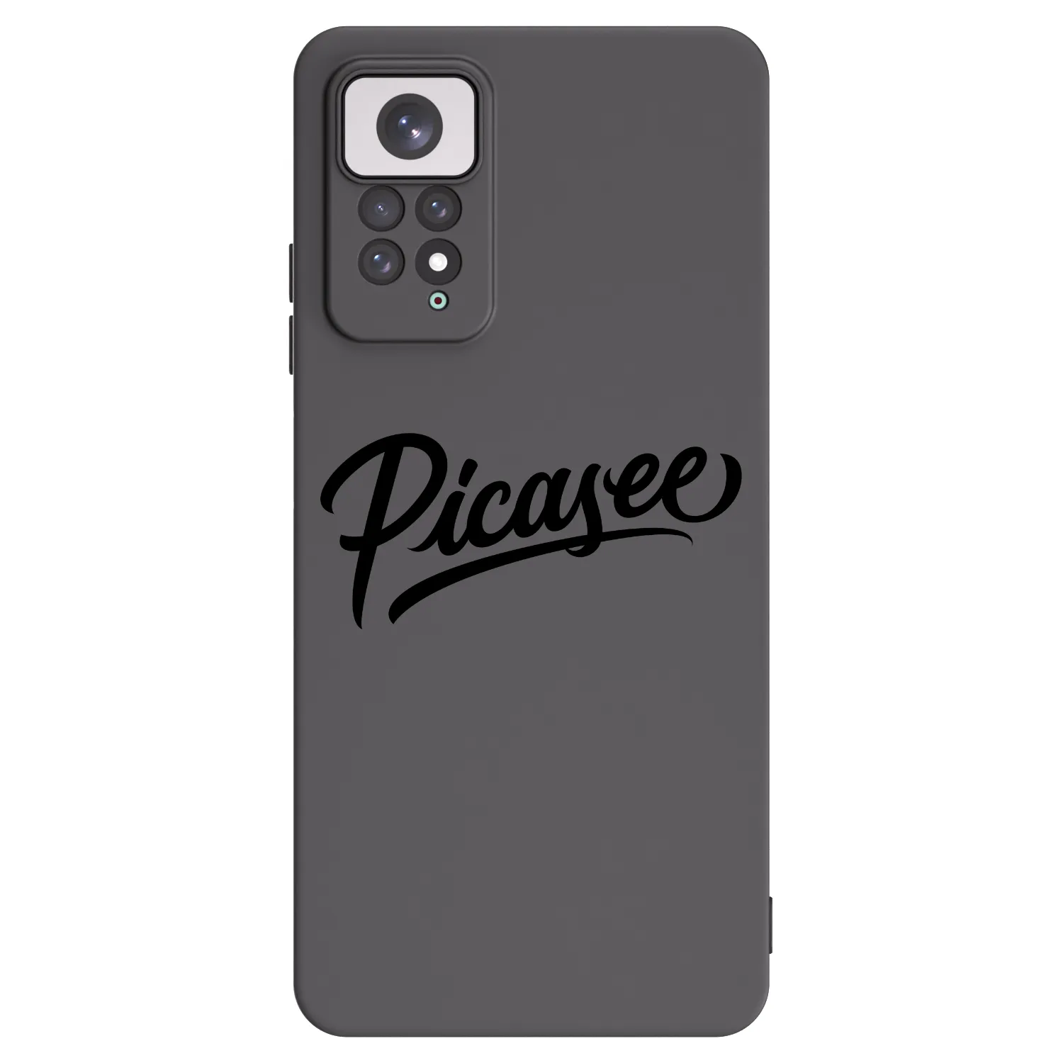 Picasee husă neagră din silicon pentru Xiaomi Redmi Note 11 - Picasee - old logo - black