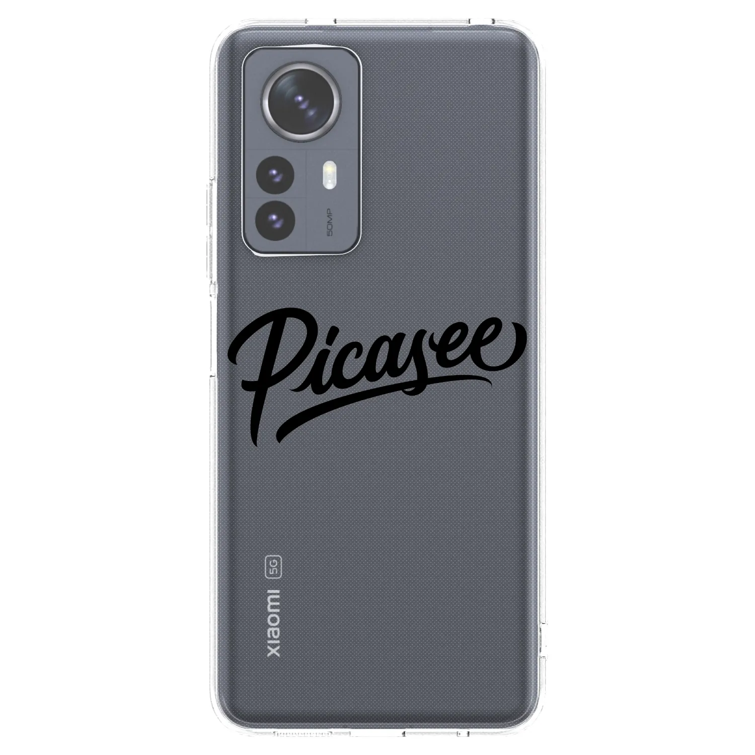 Picasee husă transparentă din silicon pentru Xiaomi 12 Pro - Picasee - old logo - black
