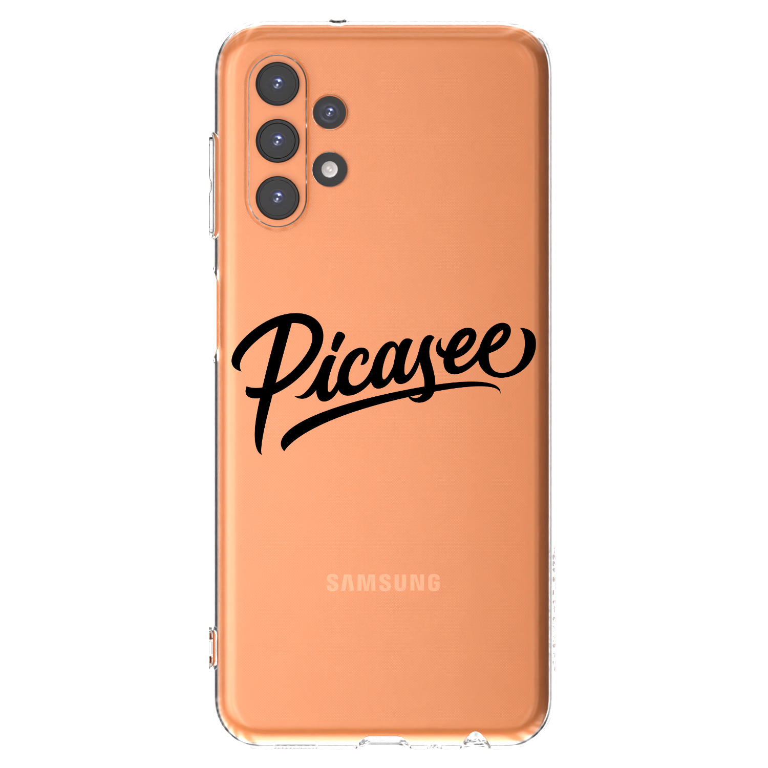 Picasee husă transparentă din silicon pentru Samsung Galaxy A13 4G A135 - Picasee - old logo - black