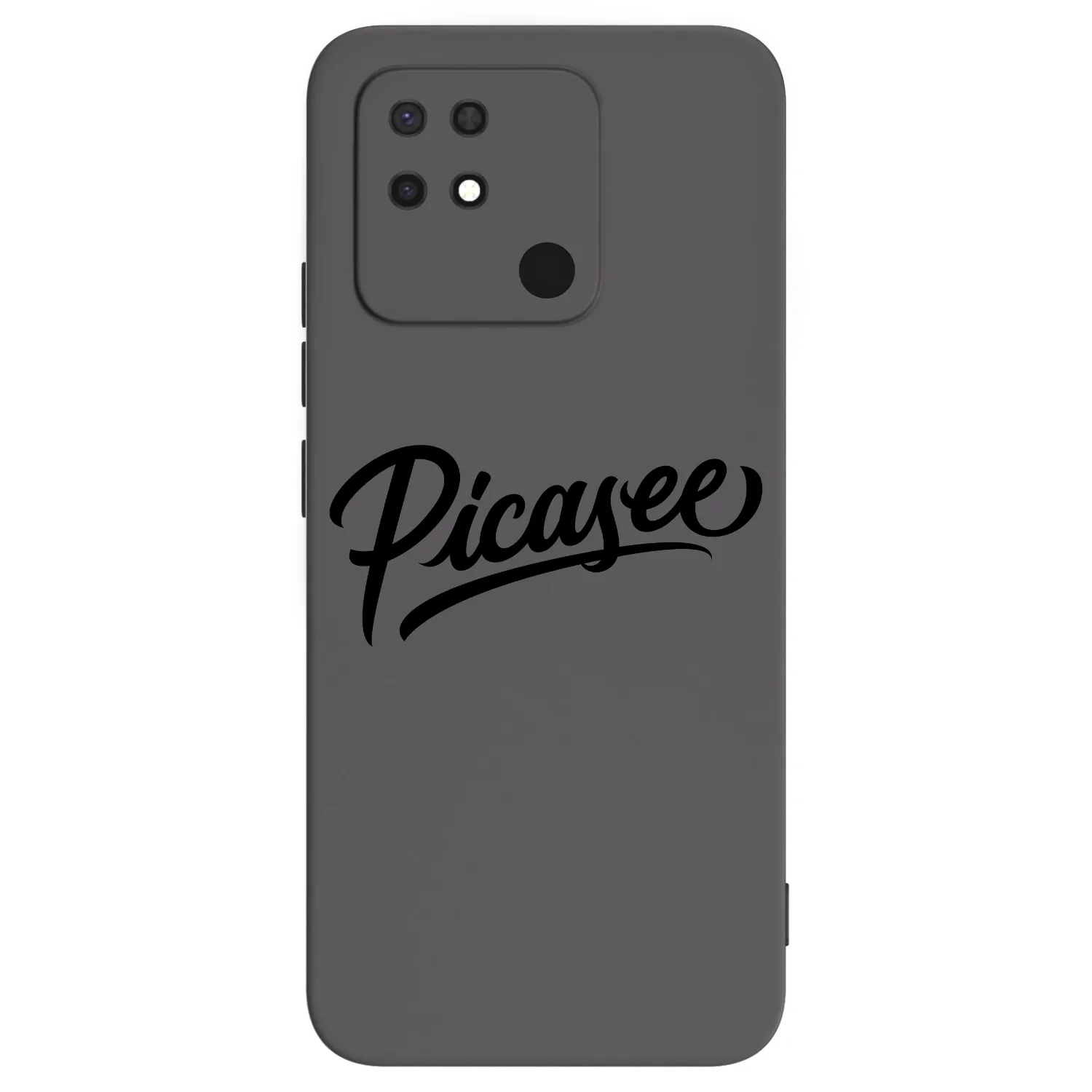 Picasee husă neagră din silicon pentru Xiaomi Redmi 10C - Picasee - old logo - black
