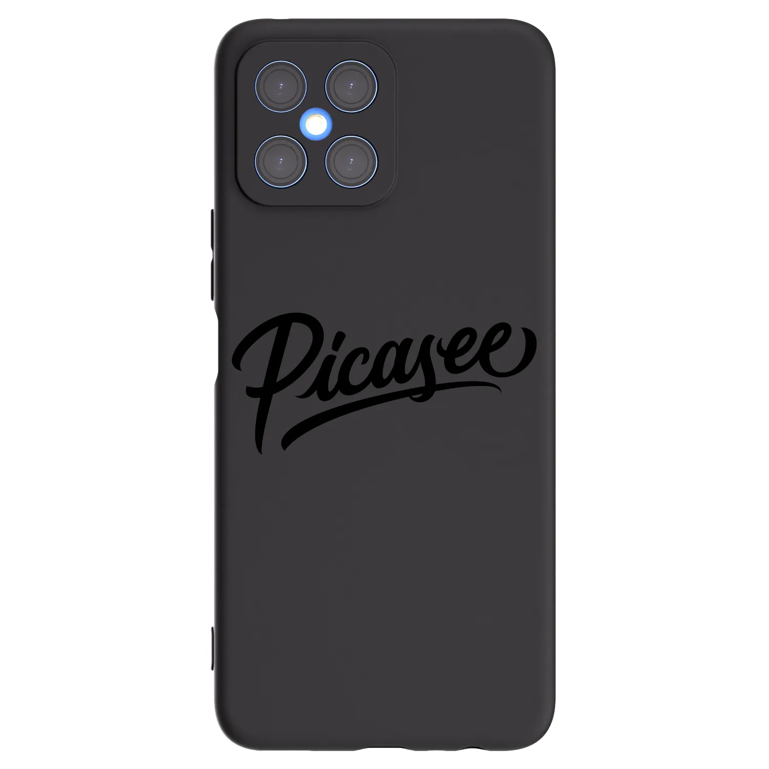 Picasee husă neagră din silicon pentru Honor X8 4G - Picasee - old logo - black