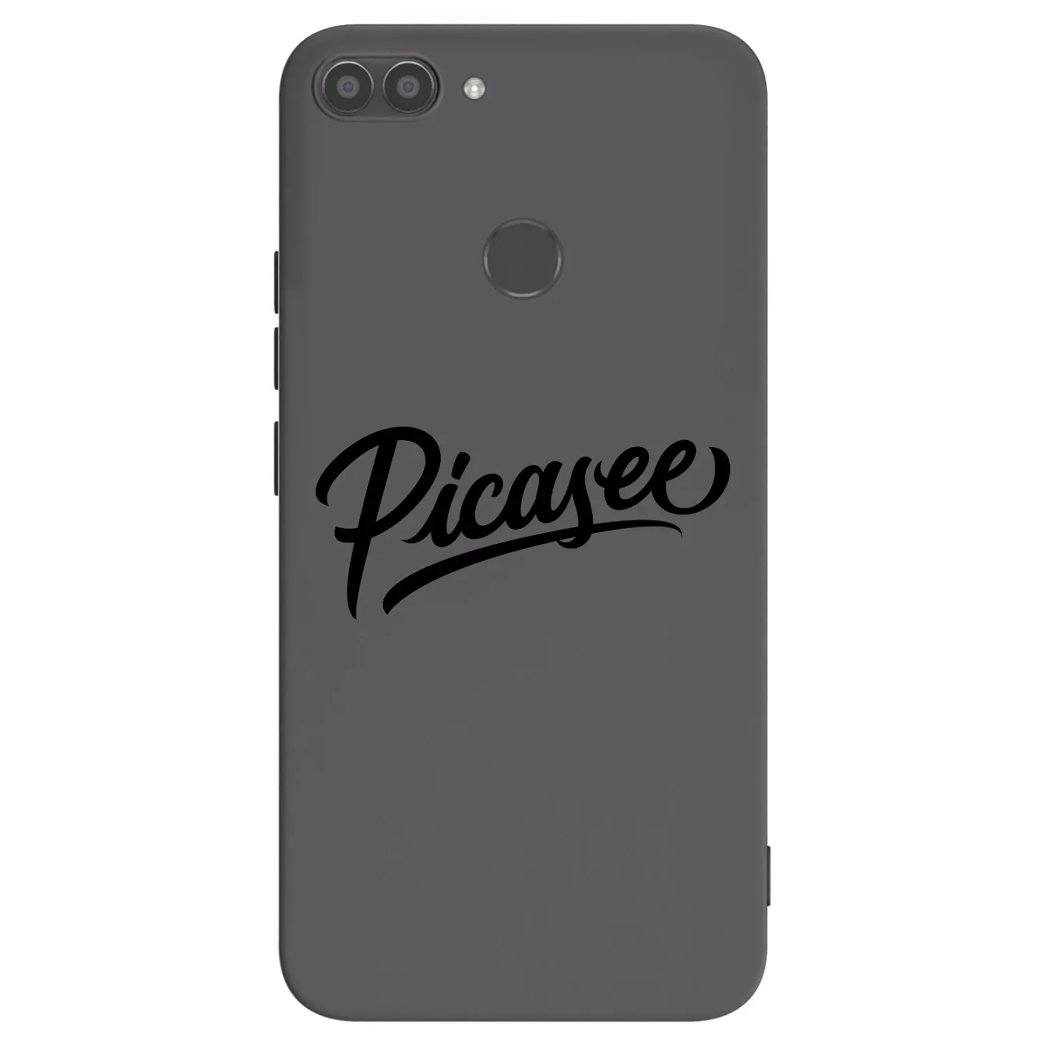 Picasee husă neagră din silicon pentru Huawei P Smart - Picasee - old logo - black