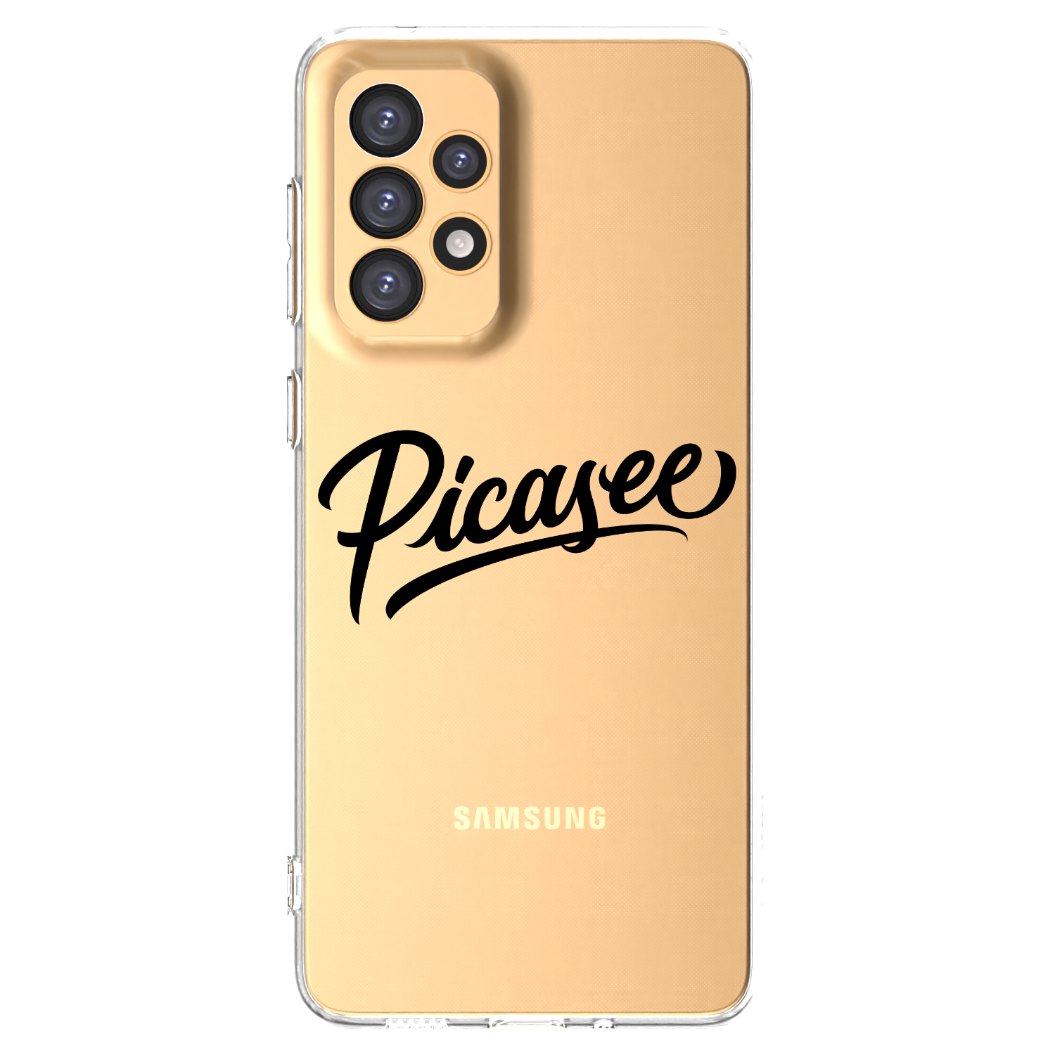 Picasee husă transparentă din silicon pentru Samsung Galaxy A33 5G A336 - Picasee - old logo - black