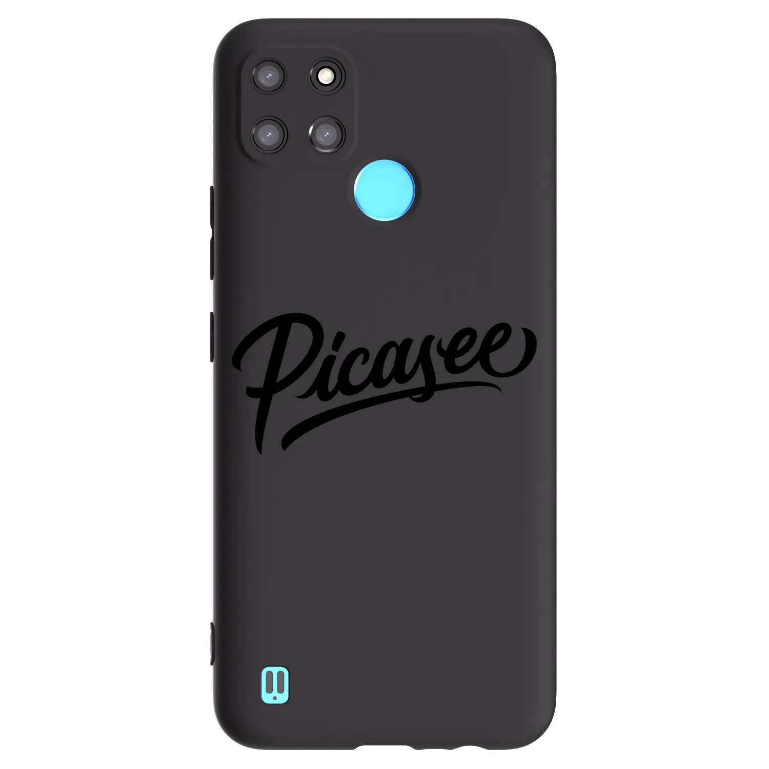 Picasee husă neagră din silicon pentru Realme C21Y - Picasee - old logo - black