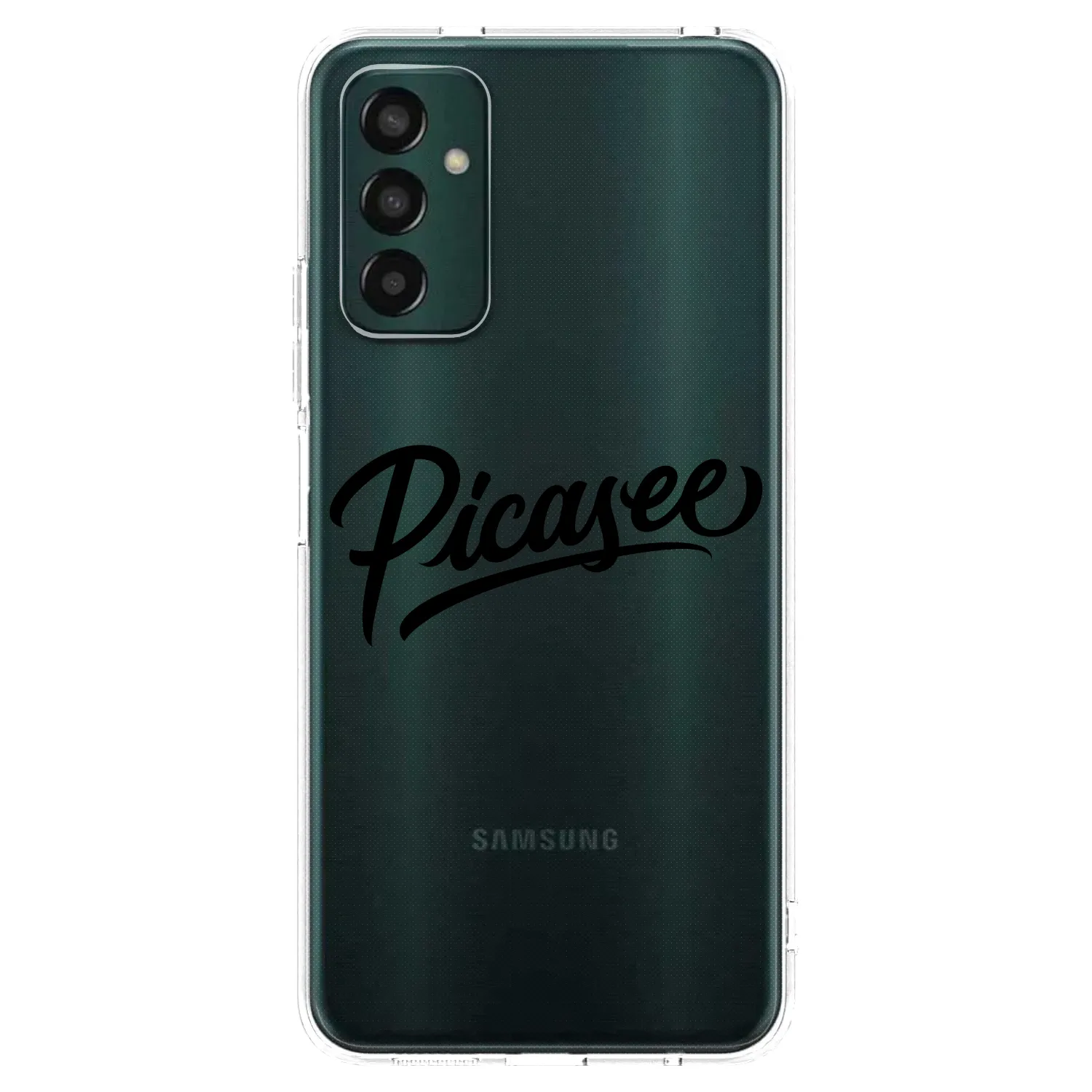 Picasee husă transparentă din silicon pentru Samsung Galaxy M13 M135F - Picasee - old logo - black