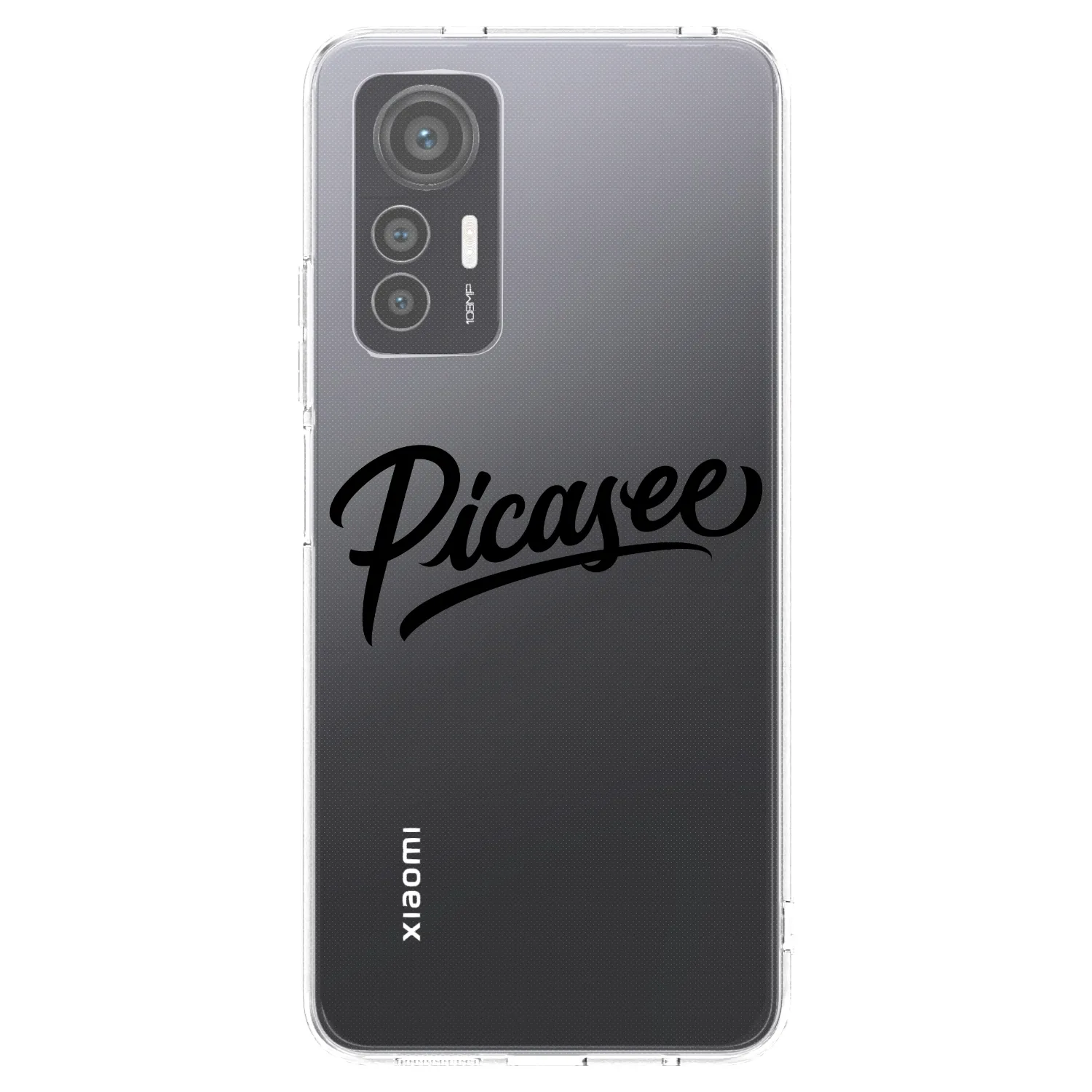 Picasee husă transparentă din silicon pentru Xiaomi 12 Lite - Picasee - old logo - black