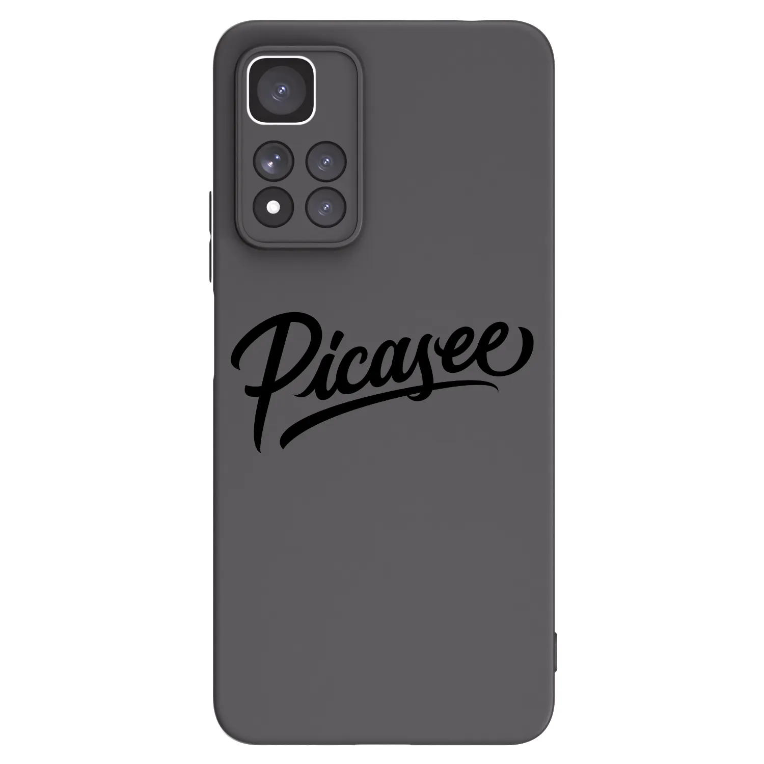 Picasee husă neagră din silicon pentru Xiaomi Redmi Note 11 Pro+ 5G - Picasee - old logo - black
