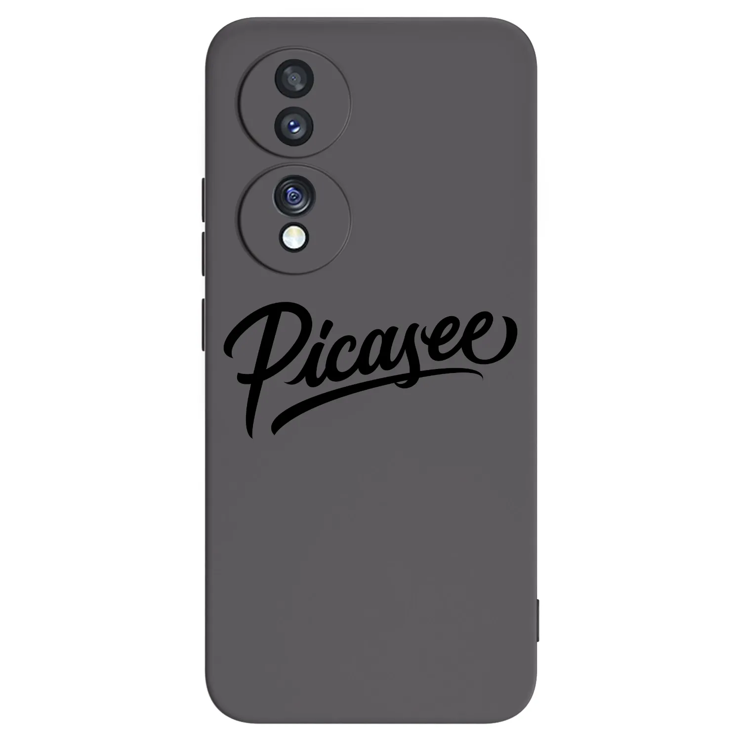 Picasee husă neagră din silicon pentru Honor 70 - Picasee - old logo - black