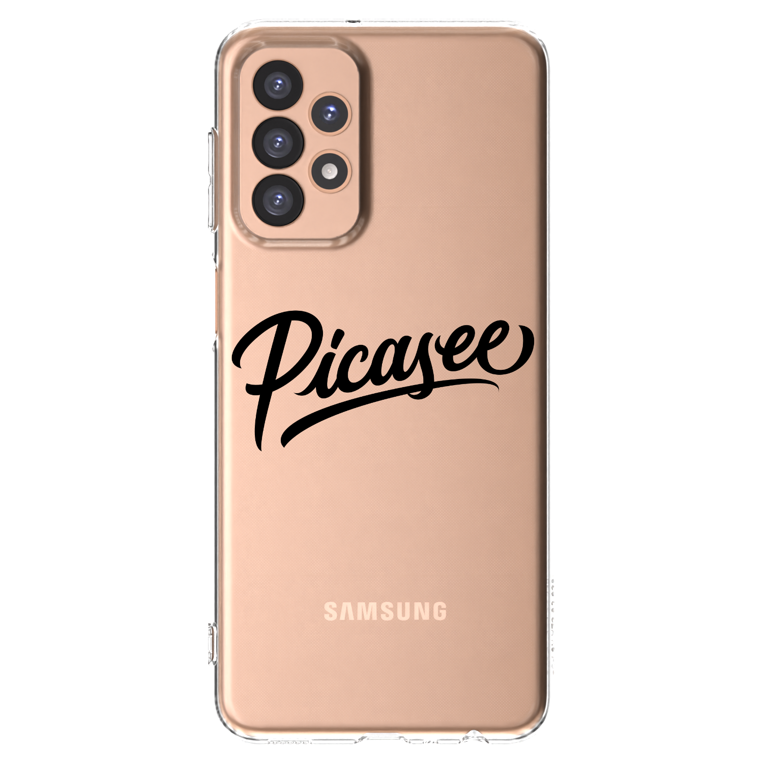 Picasee husă transparentă din silicon pentru Samsung Galaxy A23 A236B 5G - Picasee - old logo - black