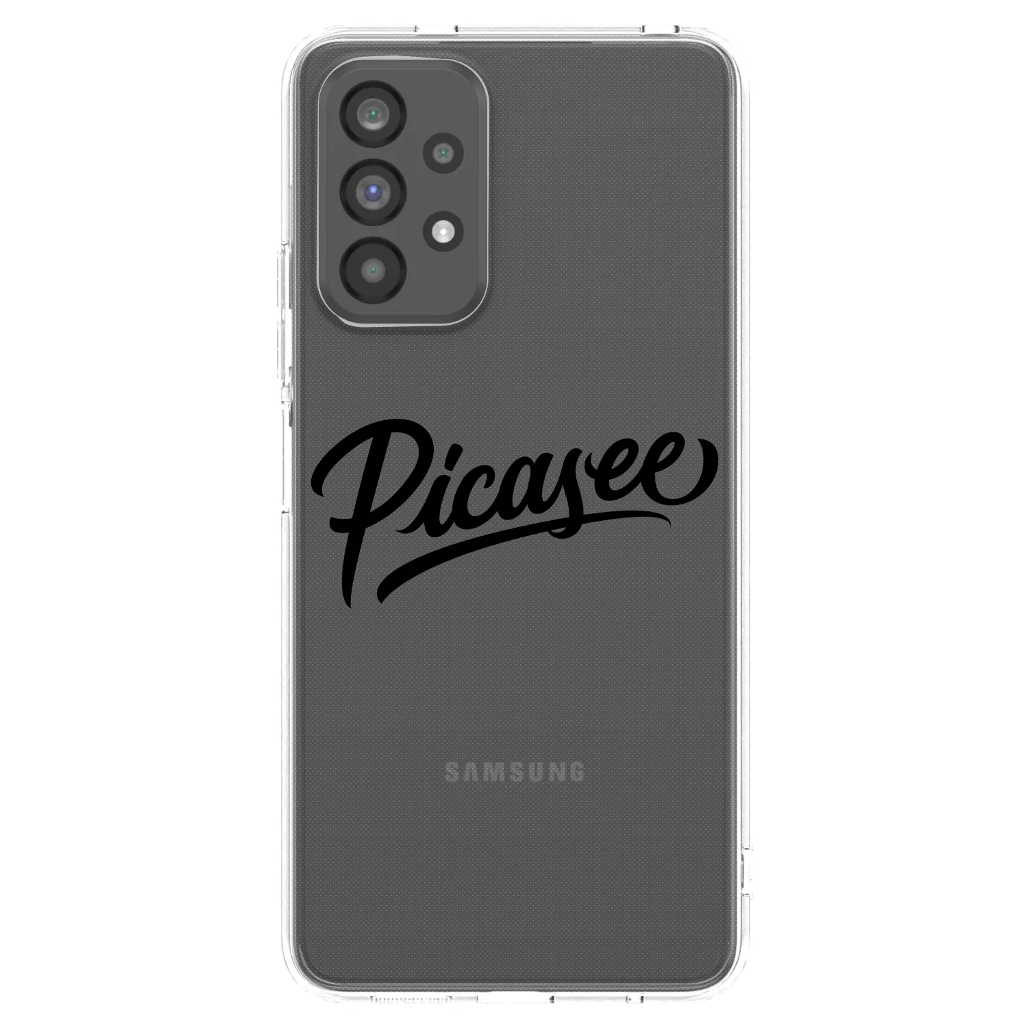 Picasee husă transparentă din silicon pentru Samsung Galaxy A73 5G - Picasee - old logo - black