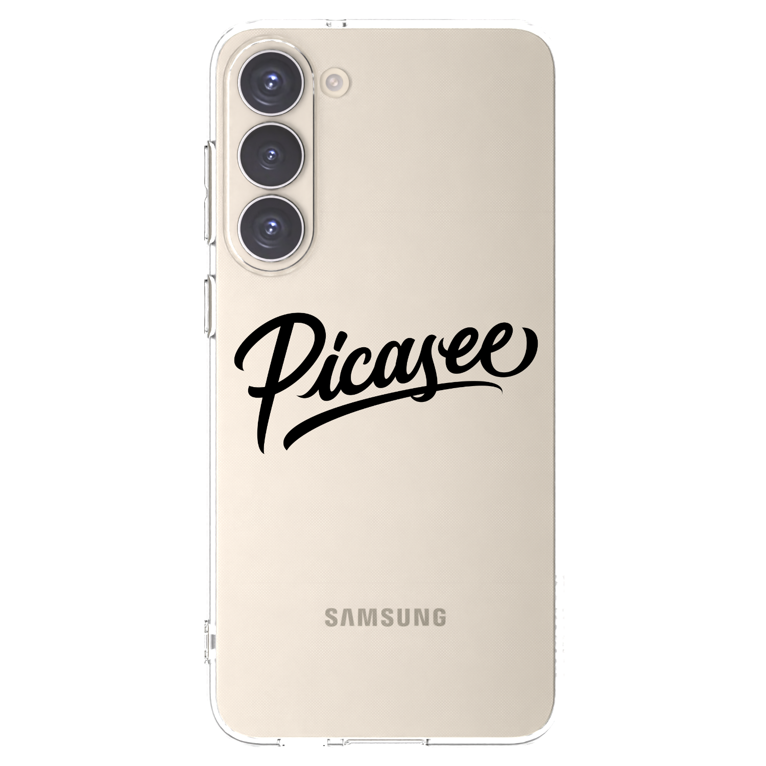 Picasee husă transparentă din silicon pentru Samsung Galaxy S23+ 5G - Picasee - old logo - black