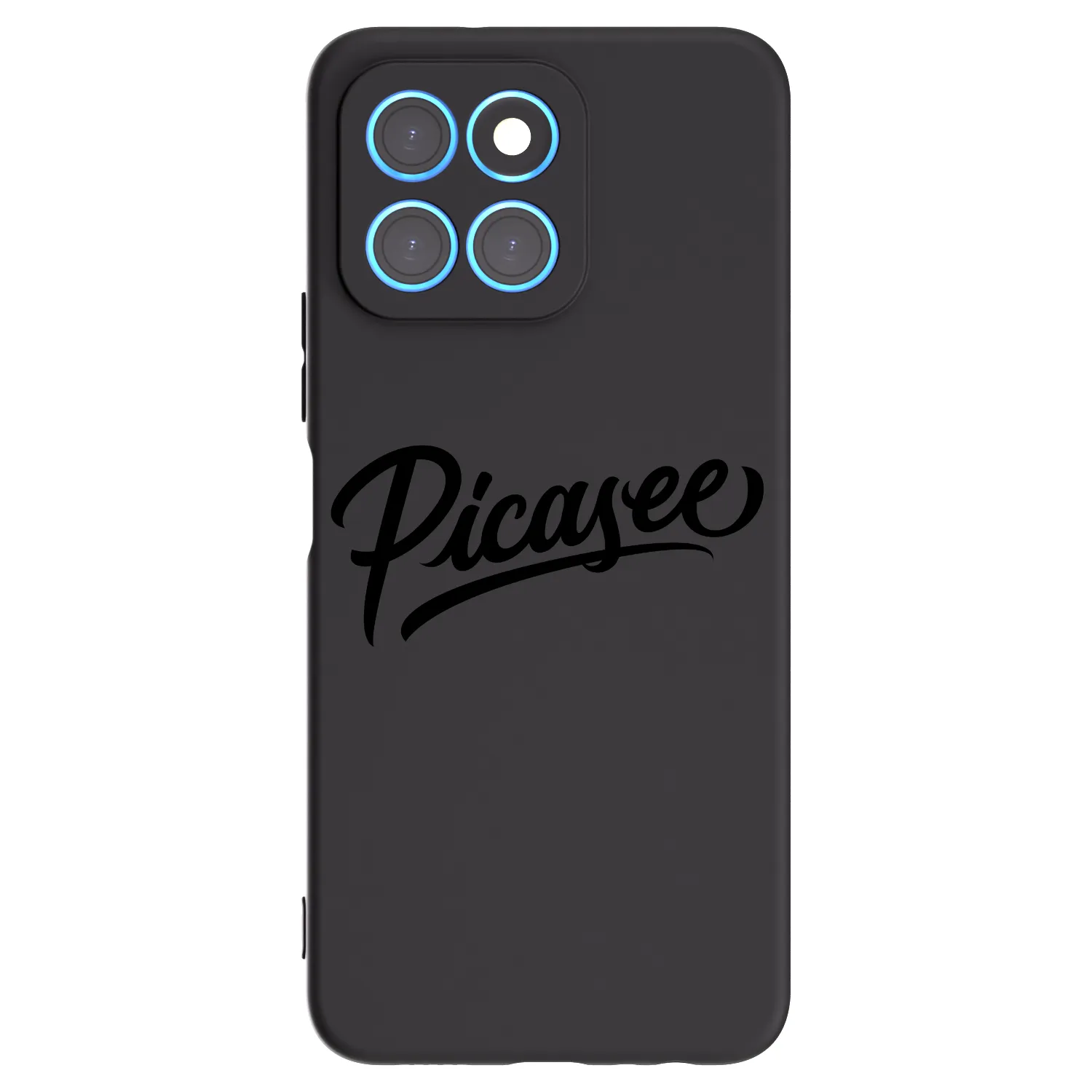Picasee husă neagră din silicon pentru Honor X8 5G - Picasee - old logo - black