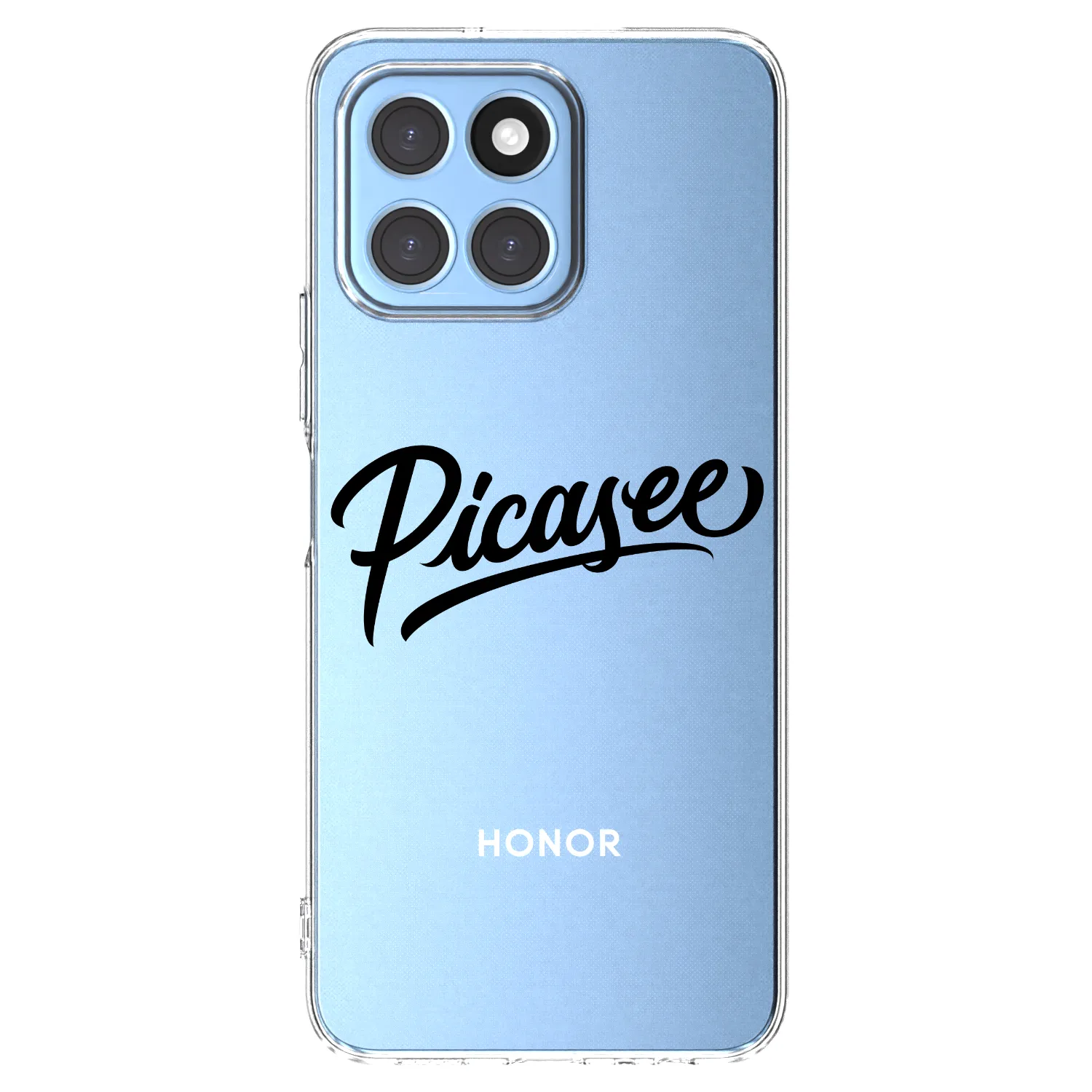 Picasee husă transparentă din silicon pentru Honor X6 - Picasee - old logo - black