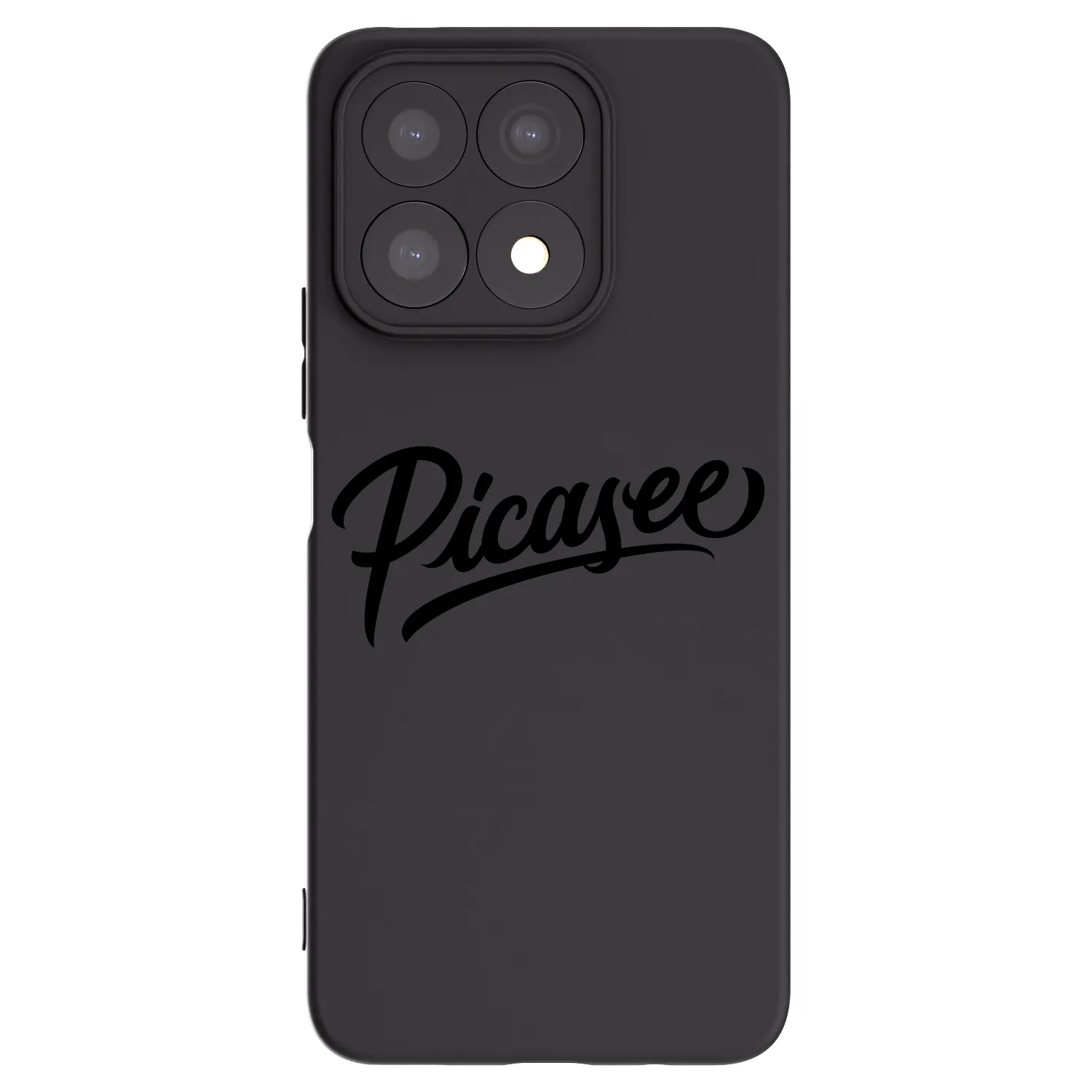 Picasee husă neagră din silicon pentru Honor X8a - Picasee - old logo - black