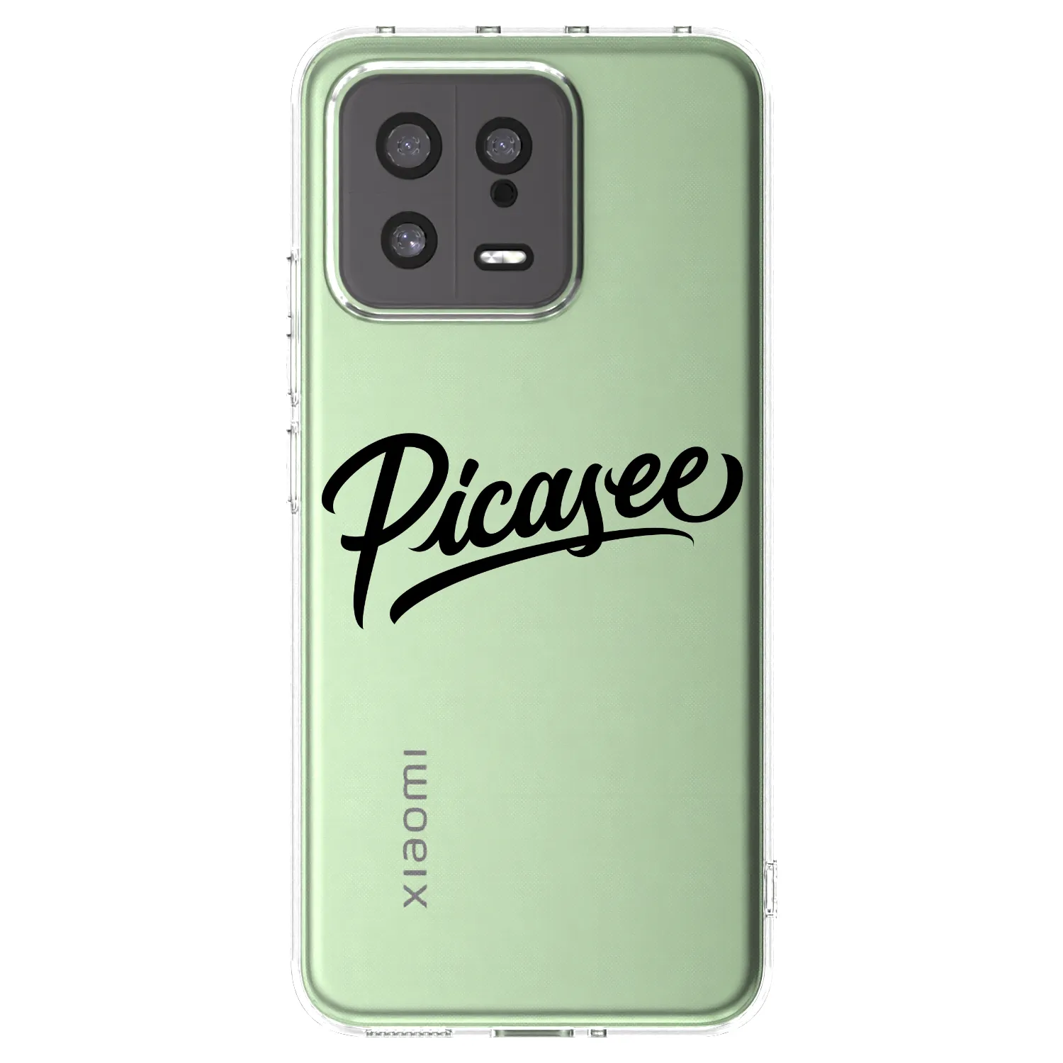 Picasee husă transparentă din silicon pentru Xiaomi 13 - Picasee - old logo - black